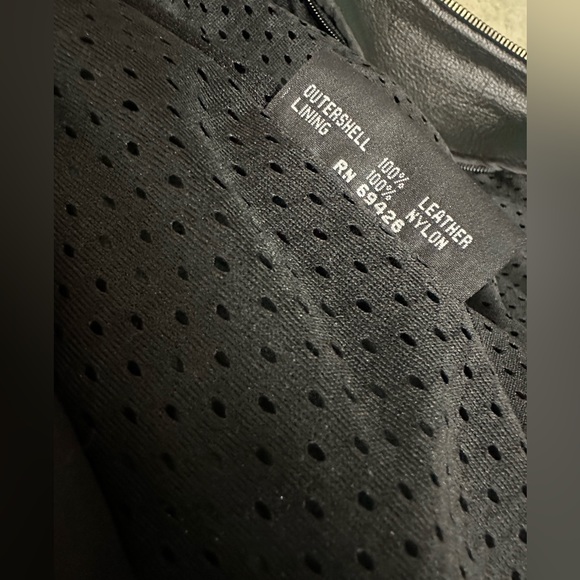 Real Leather Biker jacket, Men’s Med - Picture 6 of 6